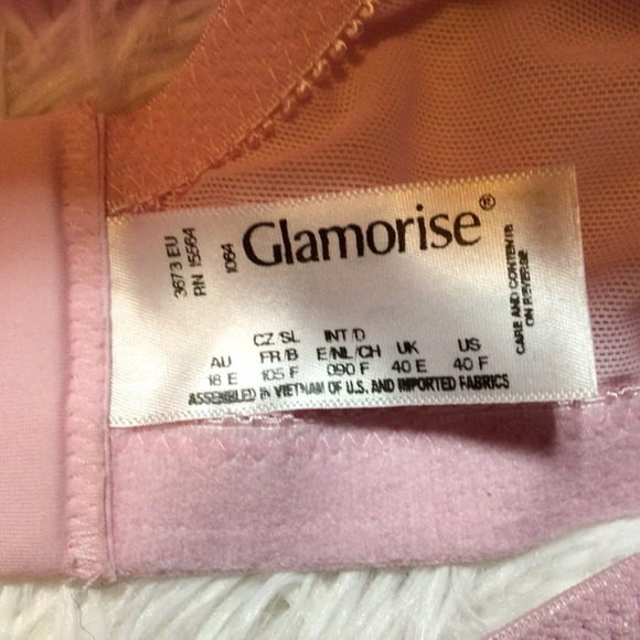 2 BRAS Glamorise 40F Sport 42F WireFree Custom MagicLift Moist Control 1064 1166 - Picture 9 of 13